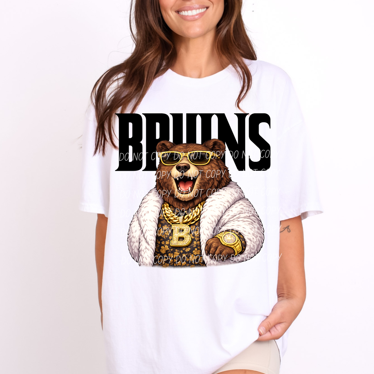 bruins Swag Mascot (City) DTF Transfer