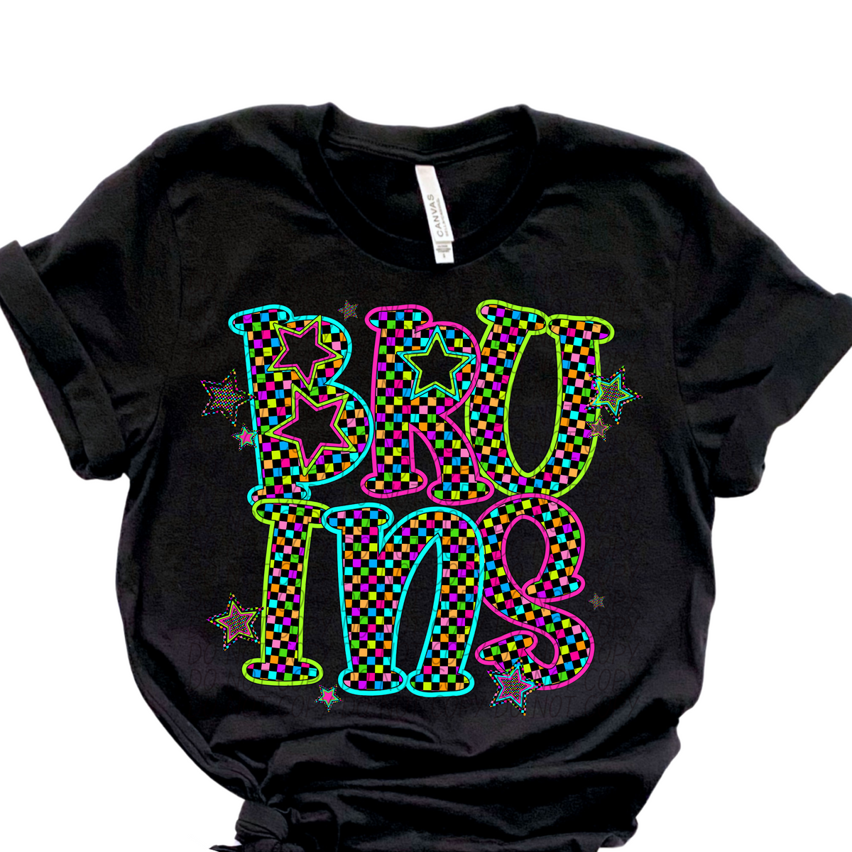 Bruins Neon Stars (City) 102404 DTF transfer