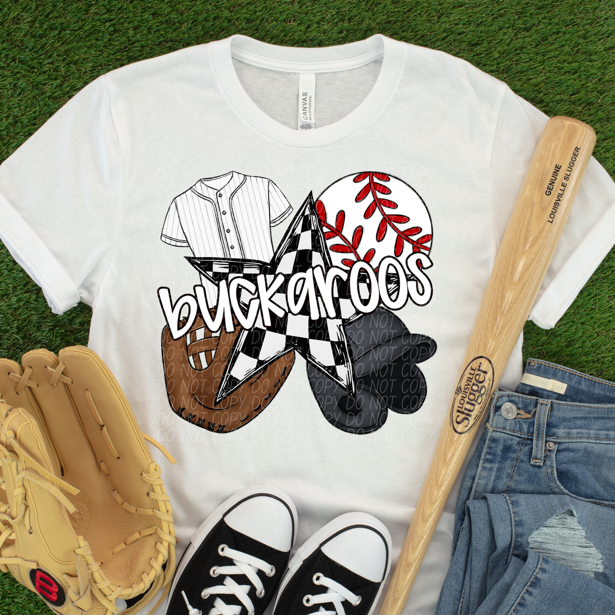 Baseball items BUCKAROOS (CITY) DTF transfer