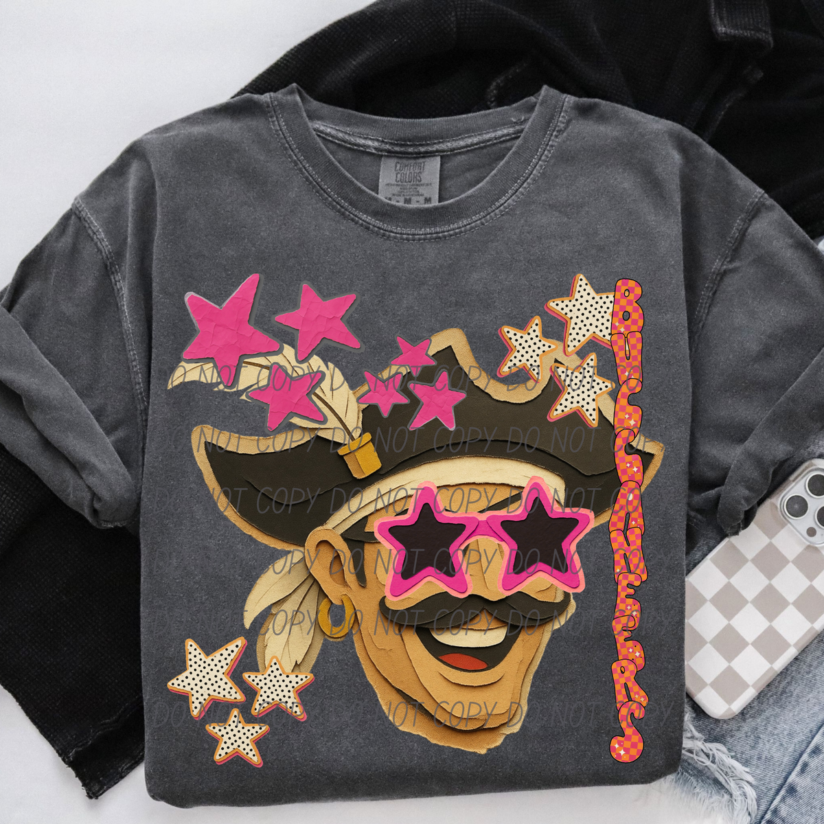 buccaneers collage mascot (city) DTF Transfer