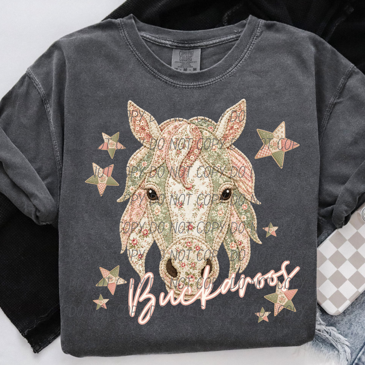 Buckaroos meemaw mascot (City) DTF Transfer