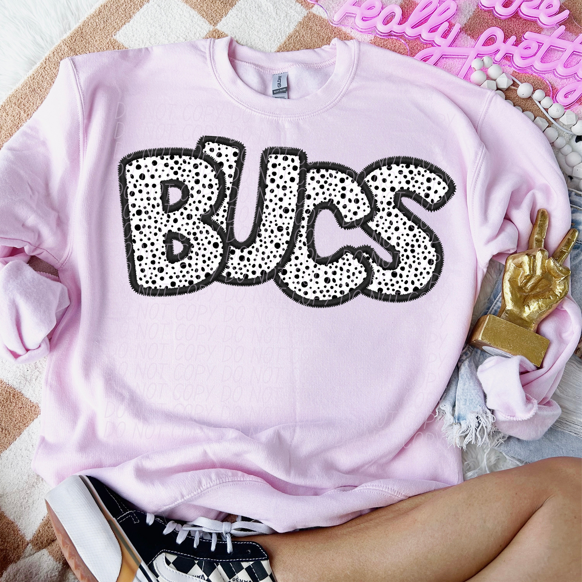 Bucs Polka Dot (CITY) 66712 DTF transfer