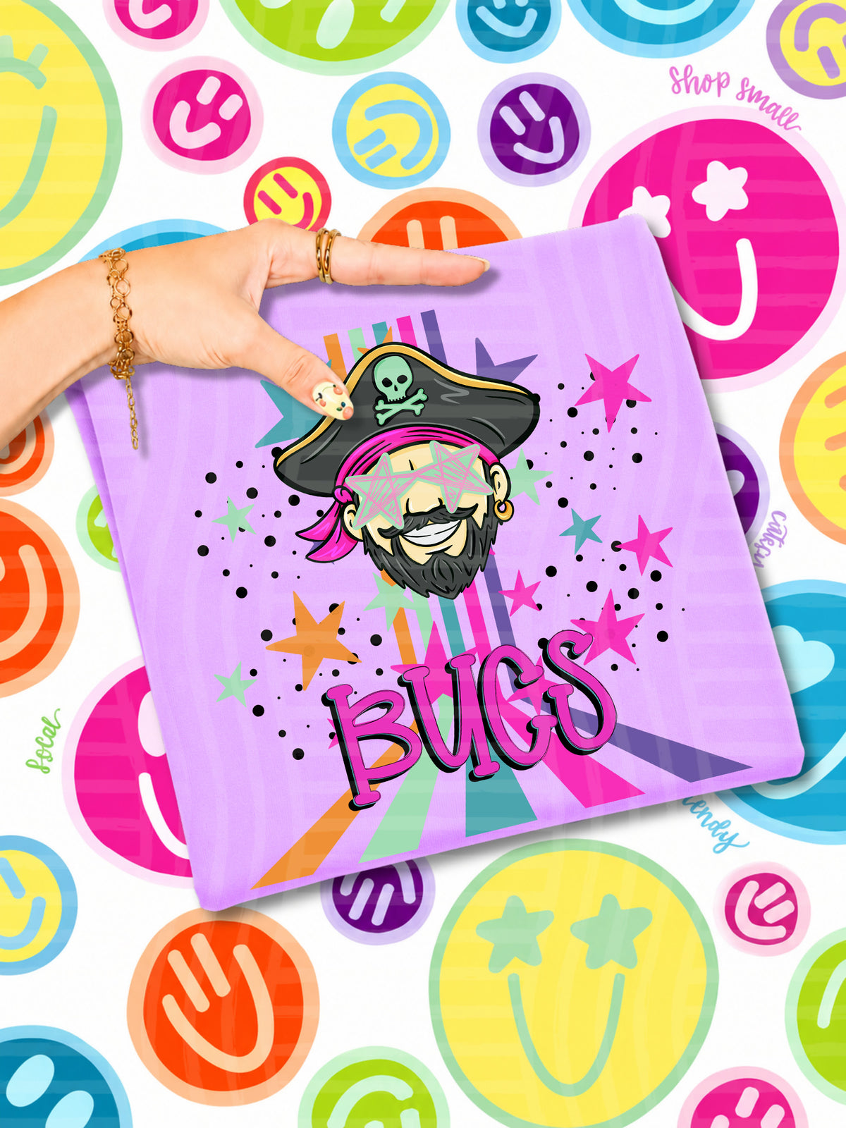 bucs starry eyes rainbow (caplinger) DTF Transfer