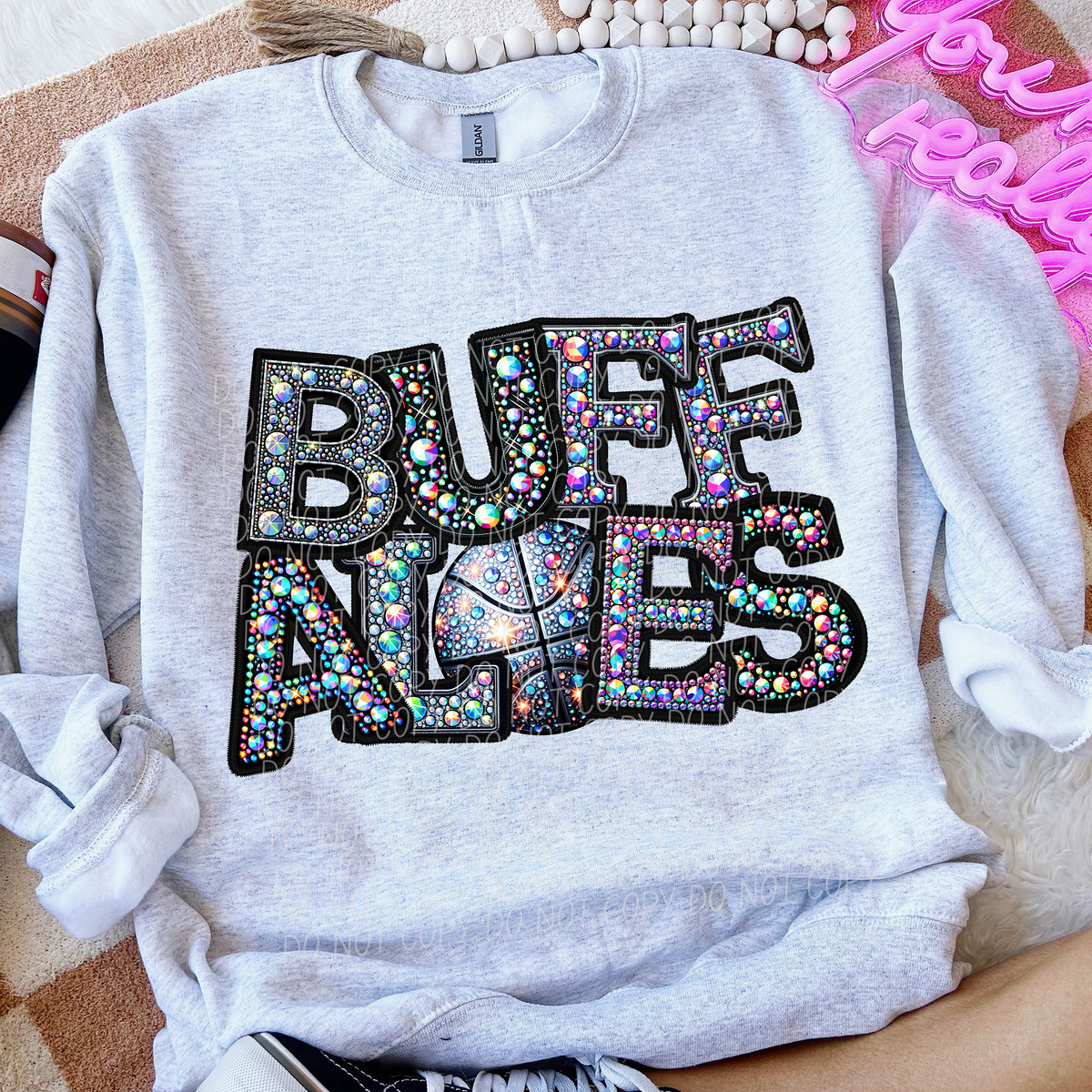 Buffaloes Basketball Rhinestone (CITY) 66497 DTF transfer