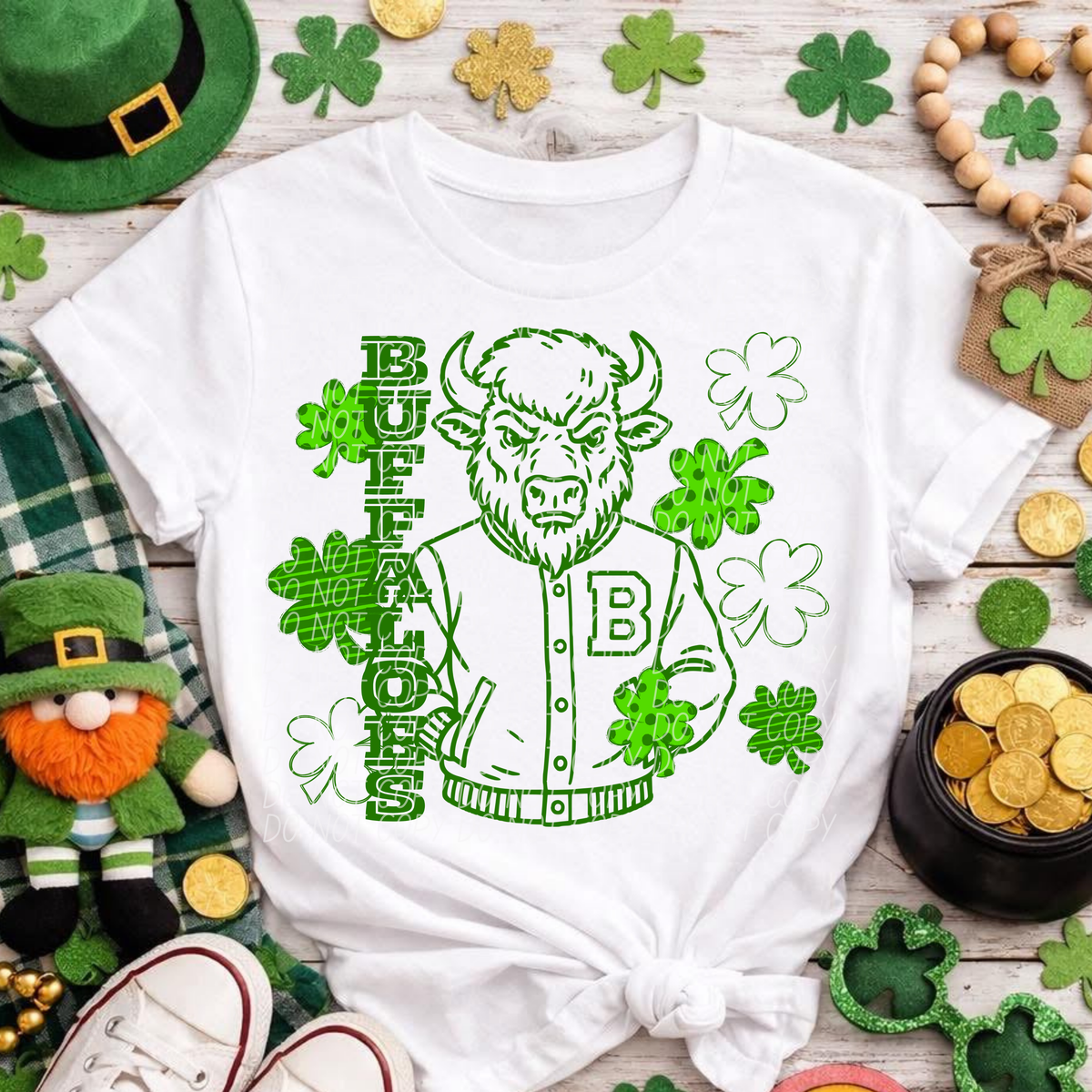 Letterman Clover Buffaloes (City) DTF transfer