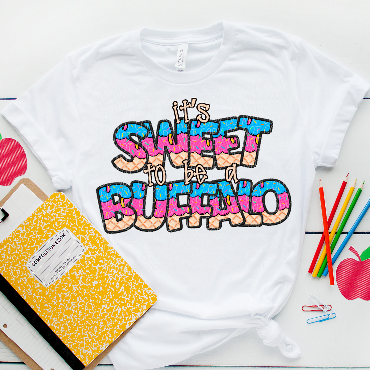 It's sweet to be a BUFFALO drip (Caplinger) DTF transfer