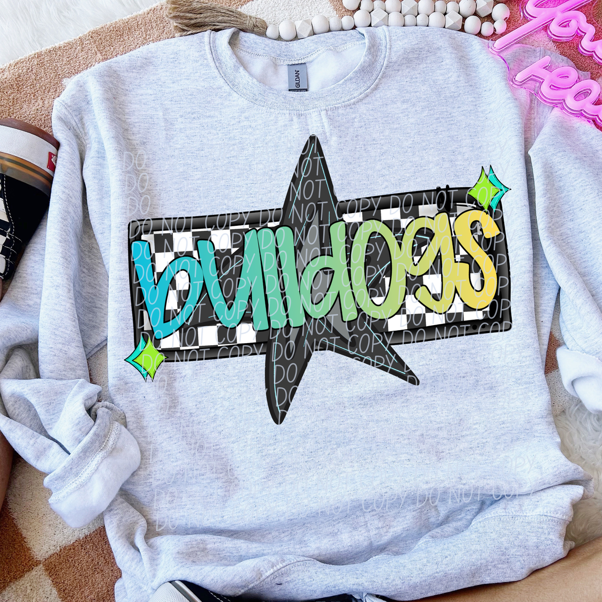 Bulldogs Skater Boy Mascot (City) DTF transfer