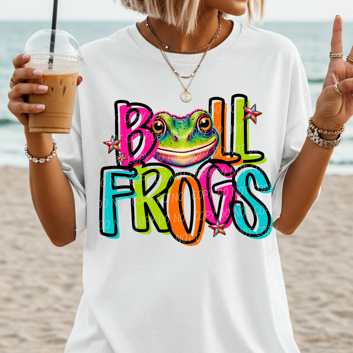 Bullfrogs Friday night neon (City) DTF Transfer