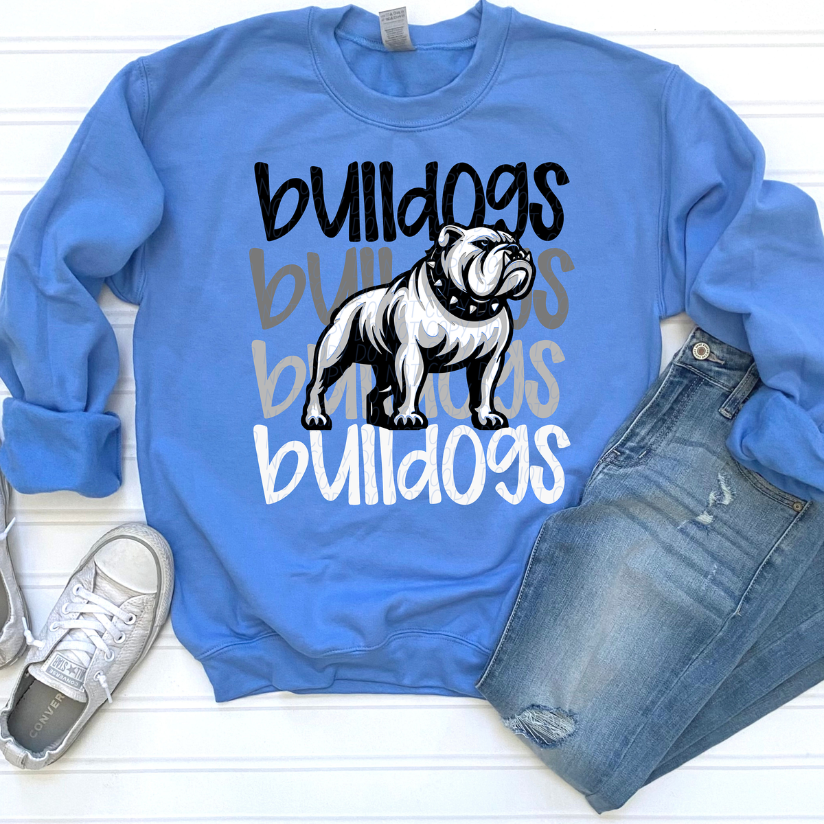Bulldogs Word Stacked (CITY) 57432 DTF transfer