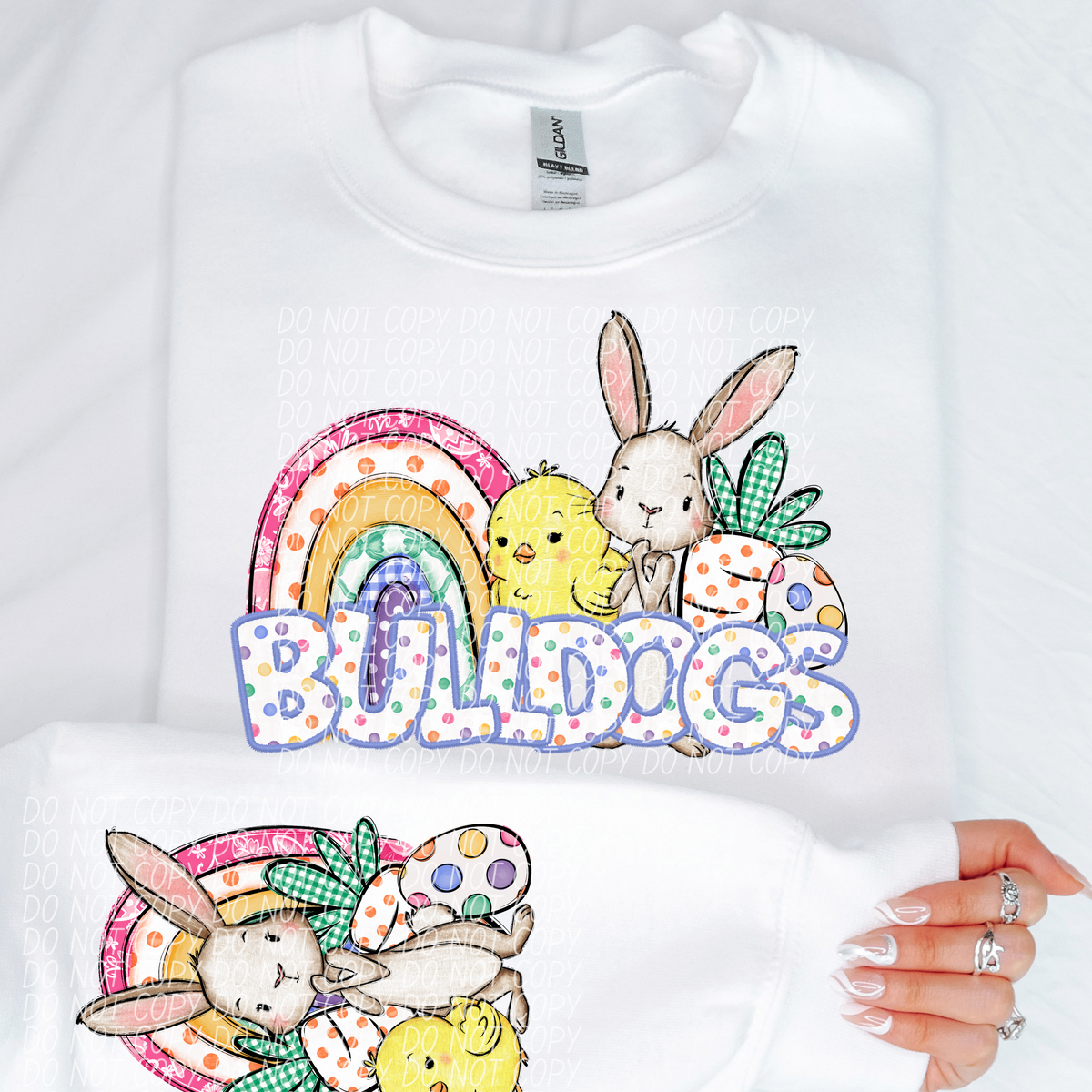 Easter Bulldogs (CITY) DTF transfer