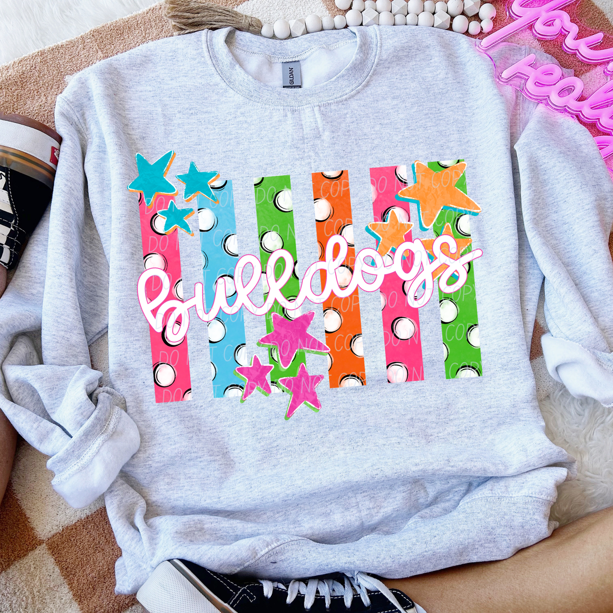 bulldogs polkadot pride (city) DTF Transfer