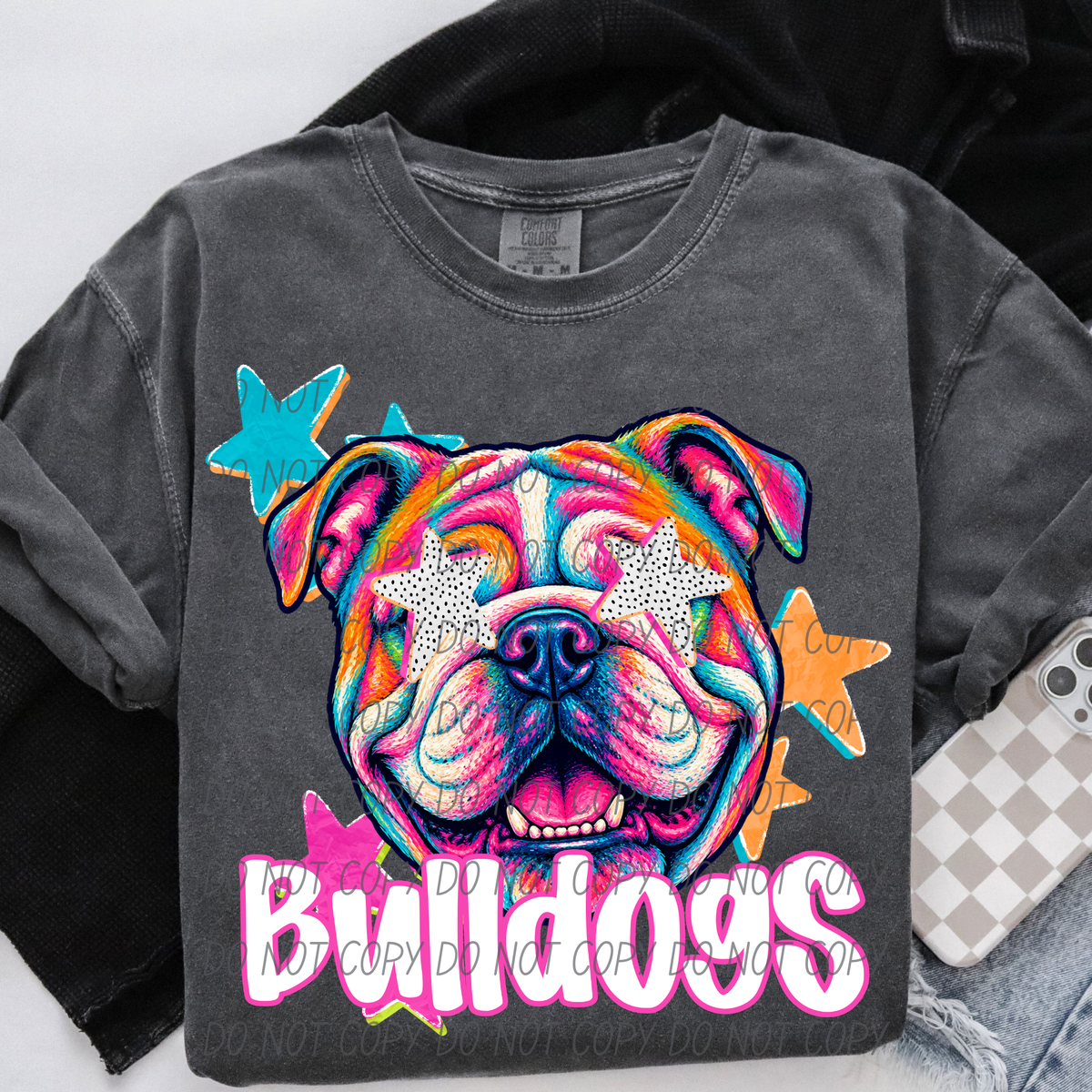 Bulldogs pop art (City) DTF Transfer