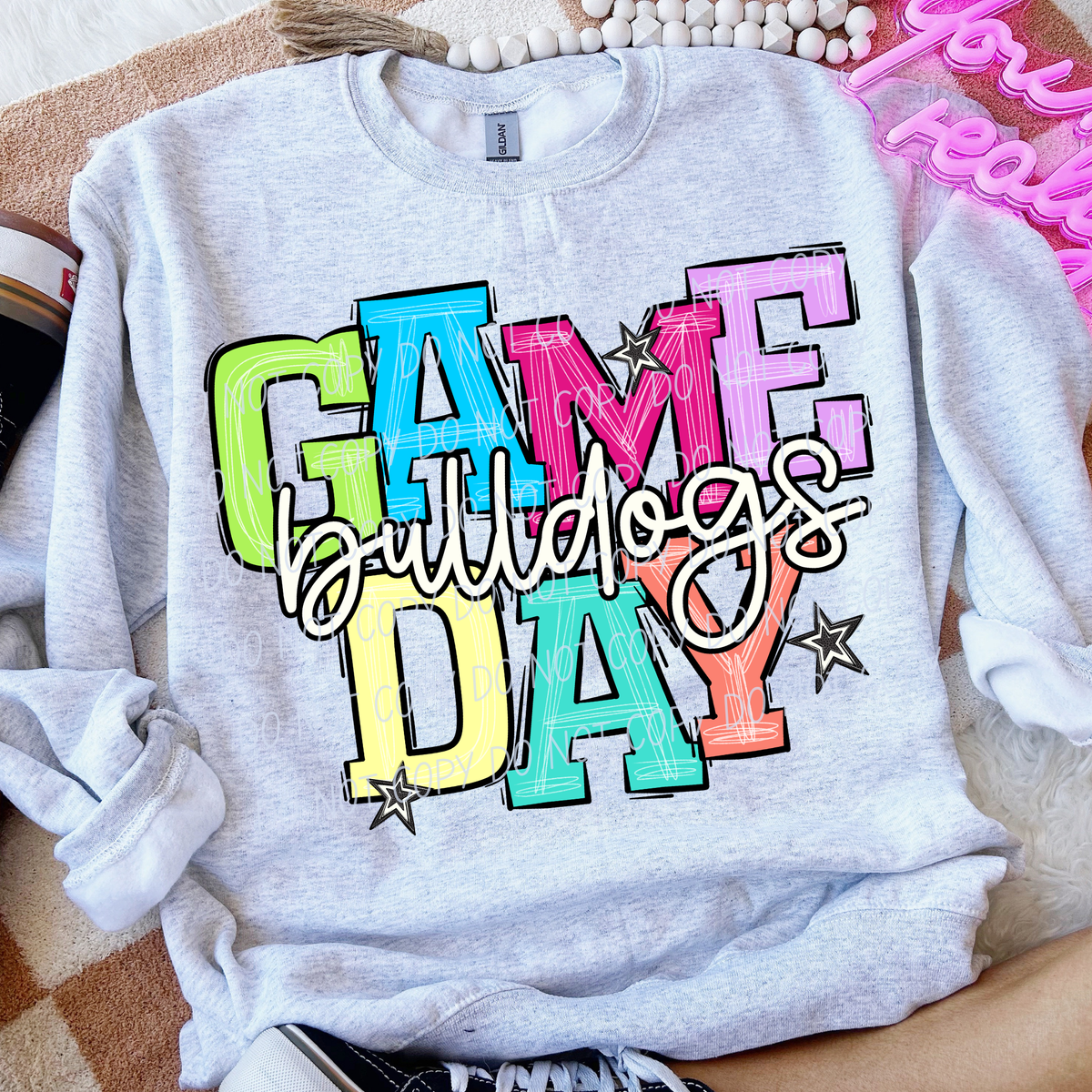 Bulldogs-Preppy Game Day (City) DTF Transfer