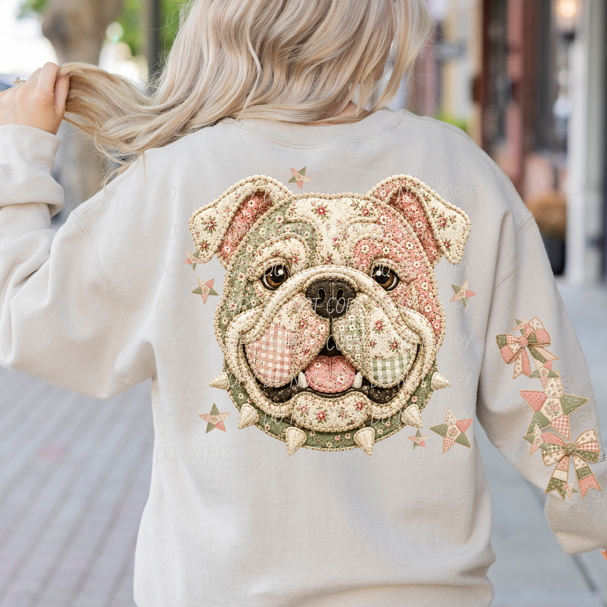 bulldog everyday meemaw (City) DTF transfer