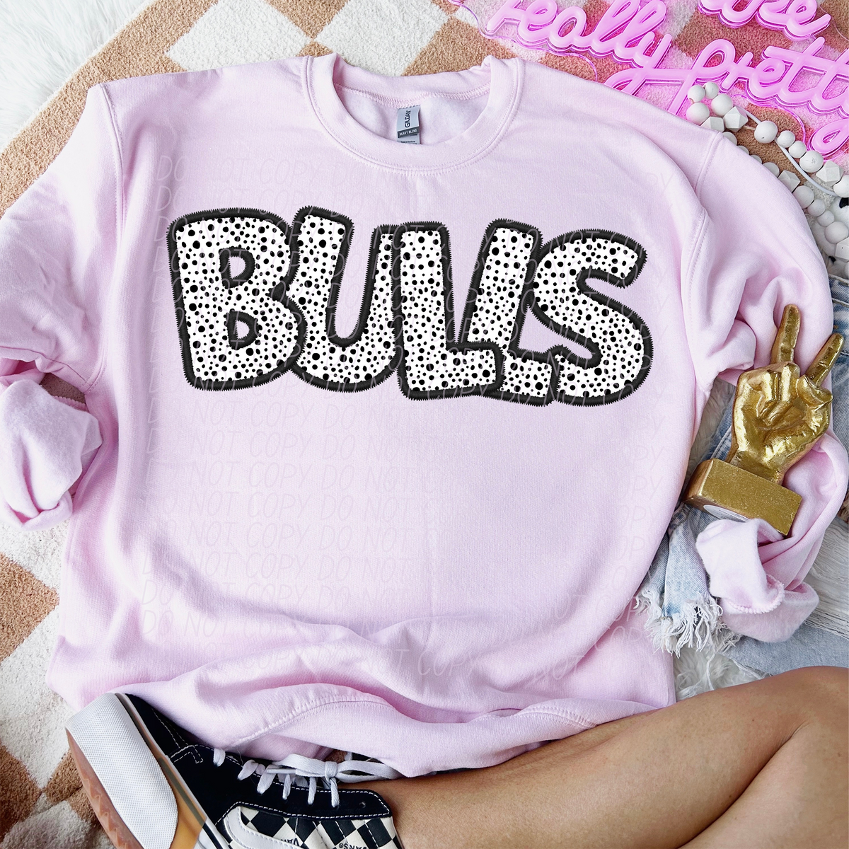 Bulls Polka Dot (CITY) 66715 DTF transfer