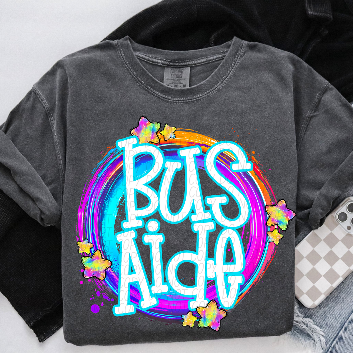 Bus Aide Whimsical (CITY) DTF transfer