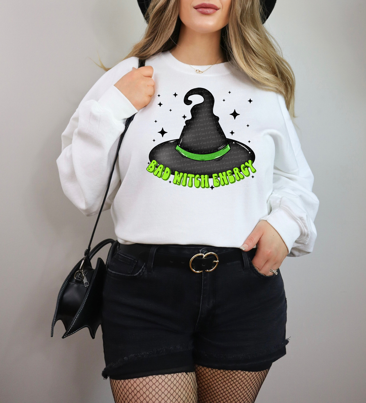 Bad Witch Energy Witch Hat 74670 DTF Transfer