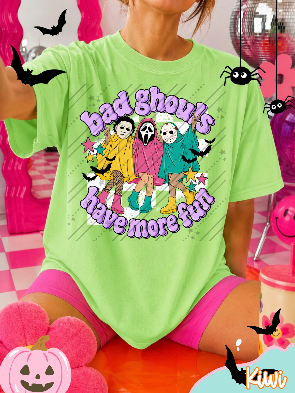 Bad ghouls have more fun DTF transfer