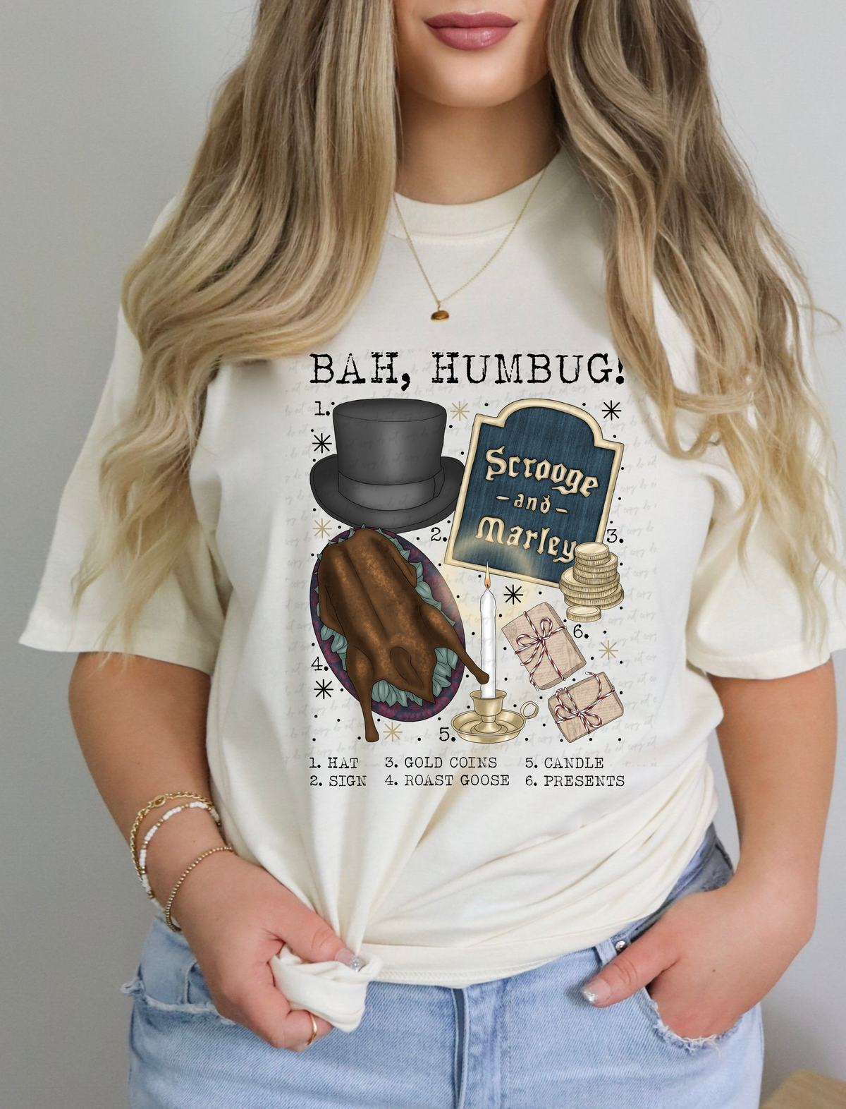 Bah Humbug Chart 114863 DTF transfer