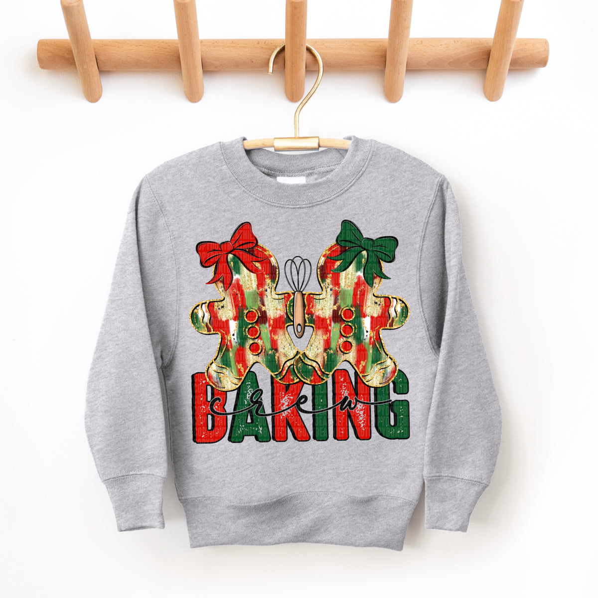 Baking crew brushstroke gingerbread (SDD) DTF Transfer