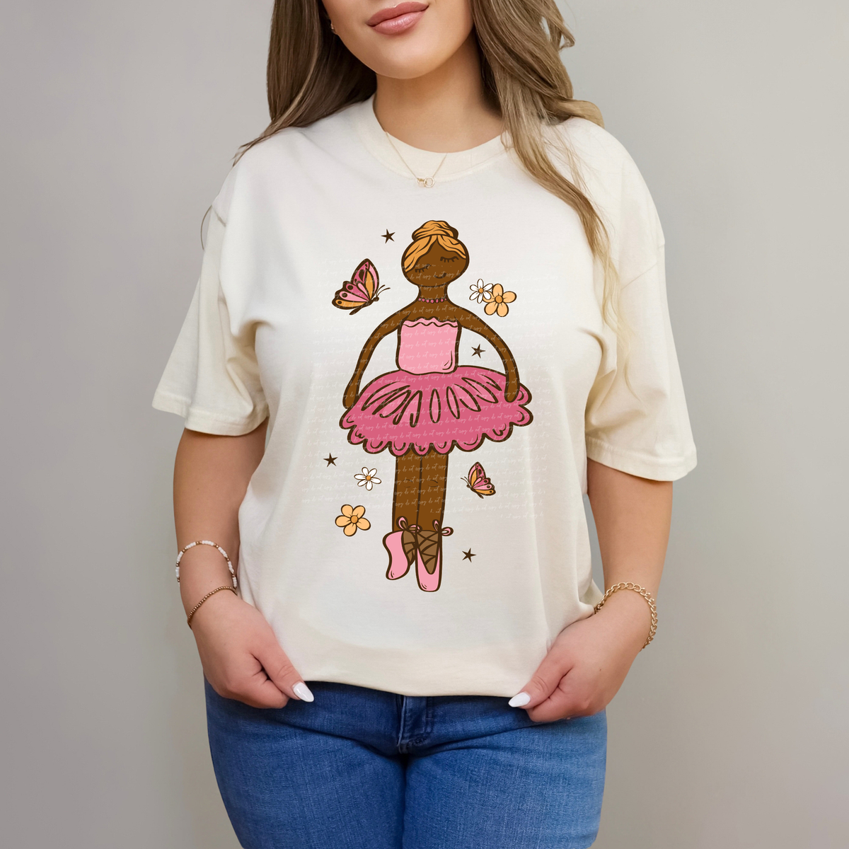 Ballet Dark Skin Tone 89090 DTF Transfer