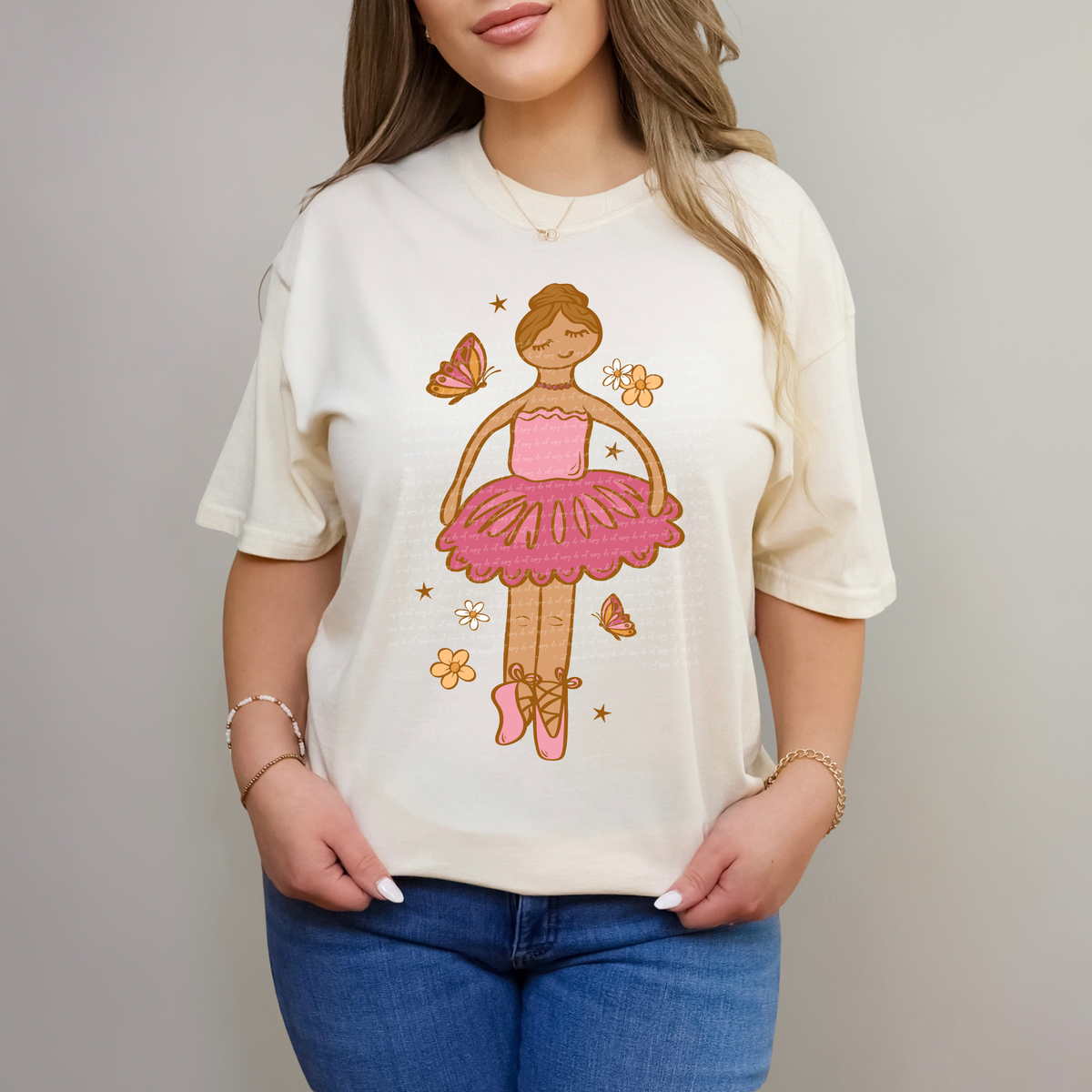 Ballet Medium Skin Tone 89092 DTF Transfer