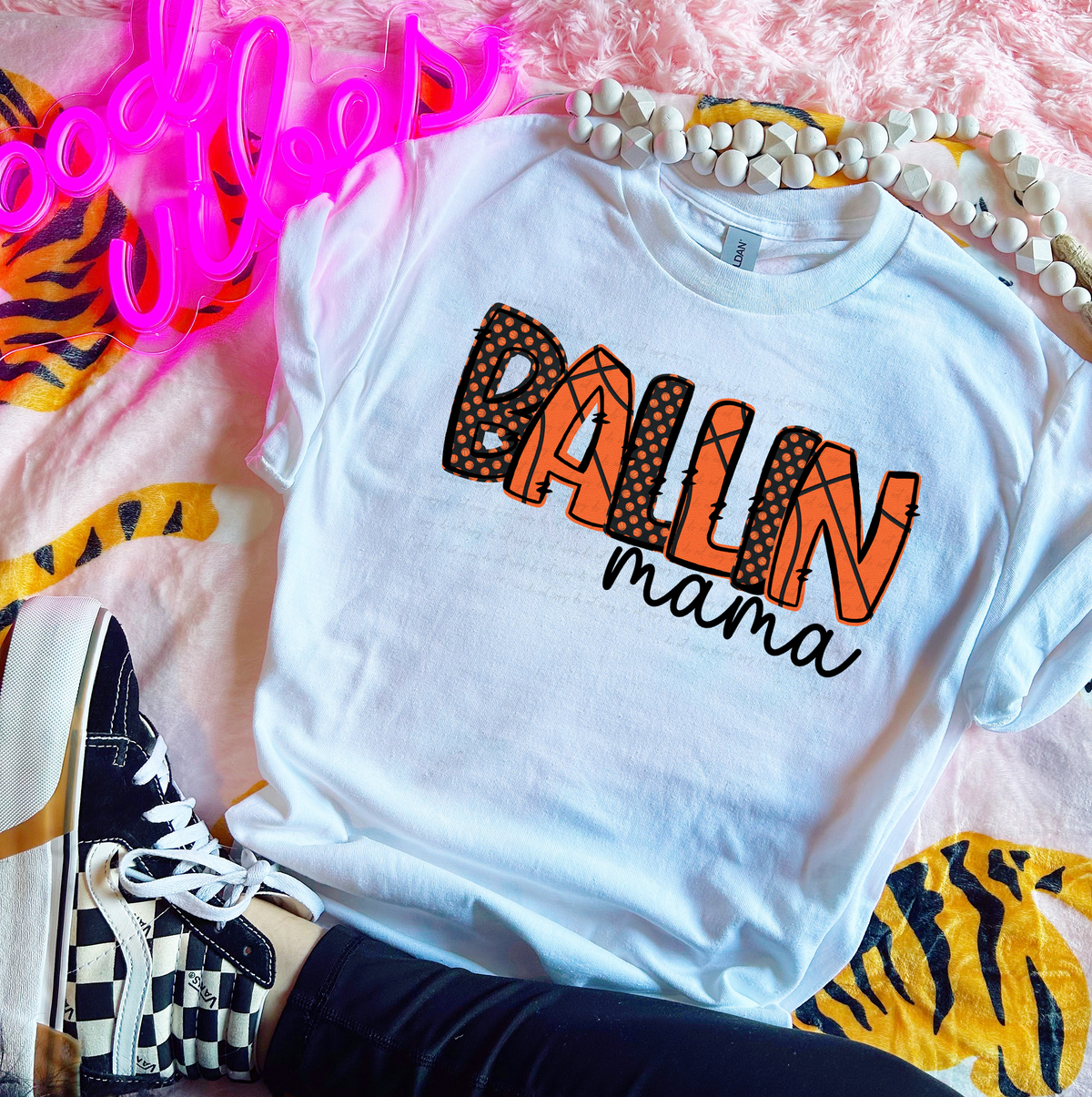 Ballin Mama BLACK 117778 DTF transfer