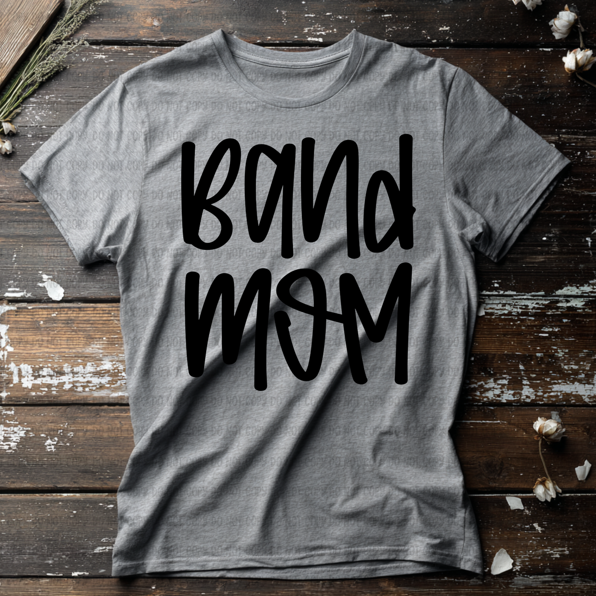 Band mom BLACK marker (Revel) DTF Transfer