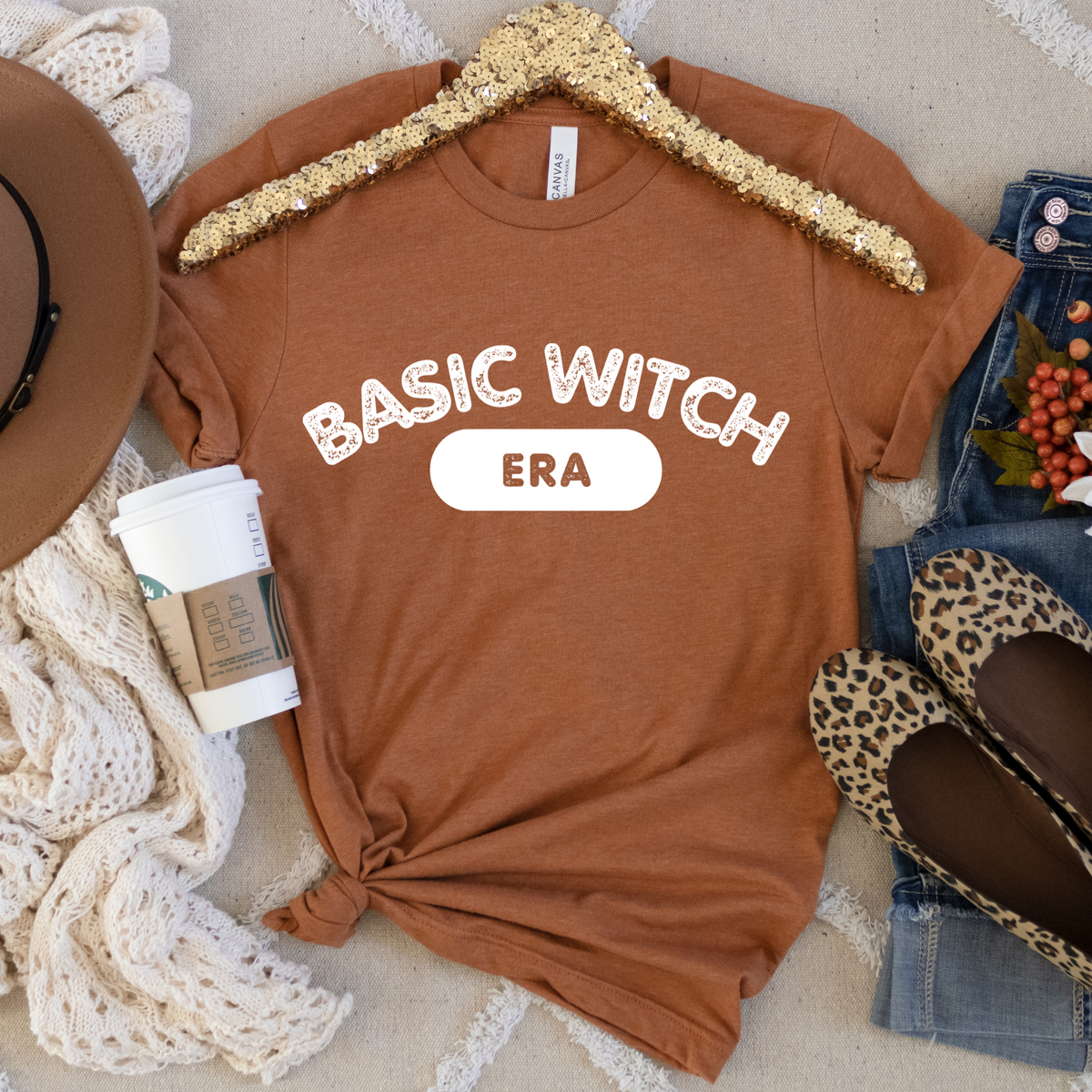 Basic Witch ERA WHITE 10136 DTF TRANSFERS