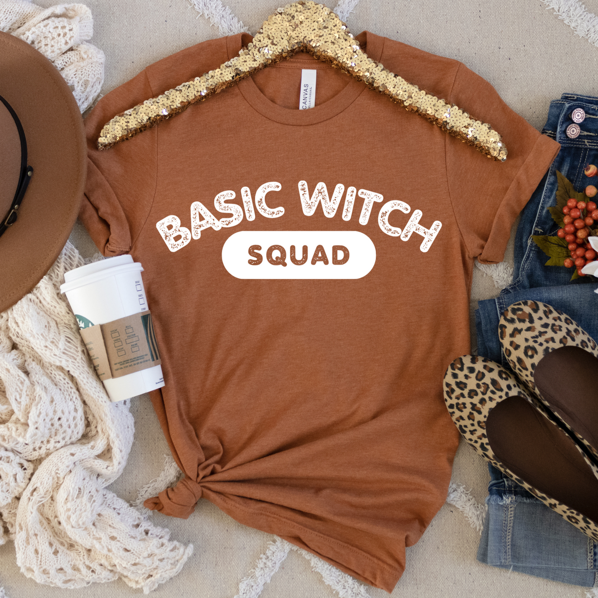 Basic Witch SQUAD WHITE 10137 DTF TRANSFERS