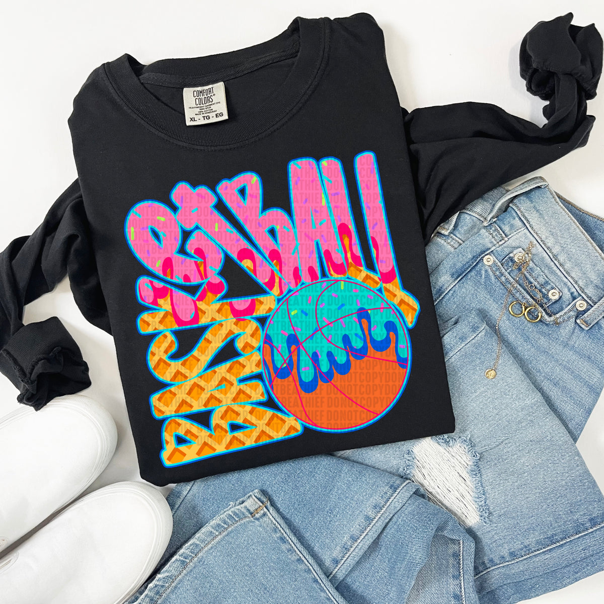 Basketball drip 103822 DTF transfer