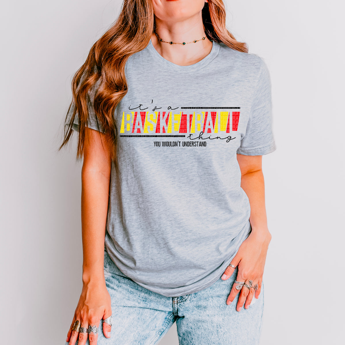 It's A Basketball Thing *Red/Yellow*  (SDD) DTF Transfer
