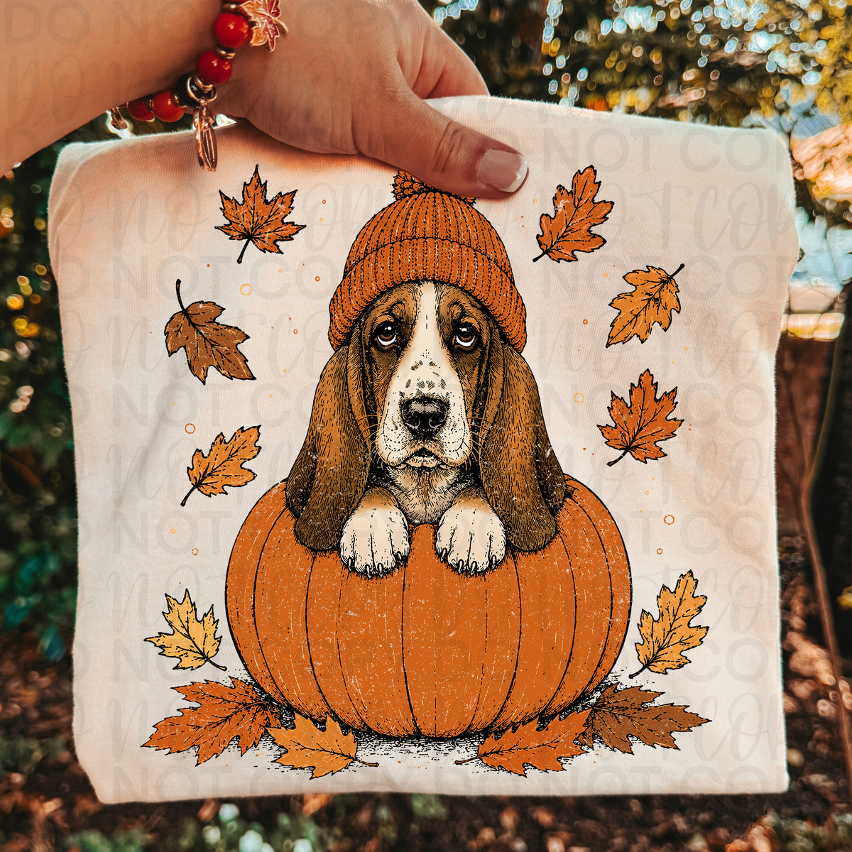 Pumpkin Basset Hound UAC Tuesday Deal DTF