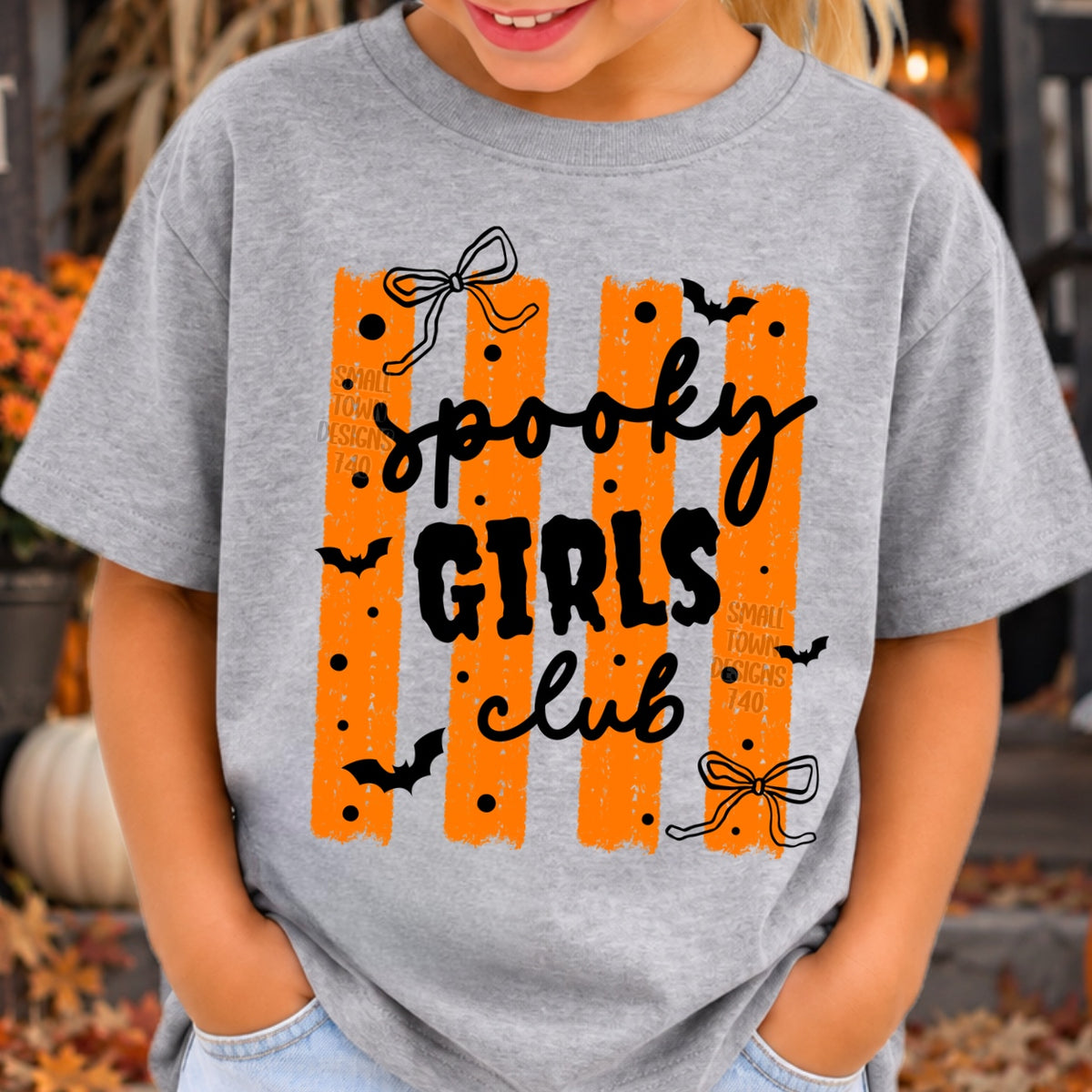 Spooky girls club (Small town) DTF Transfer