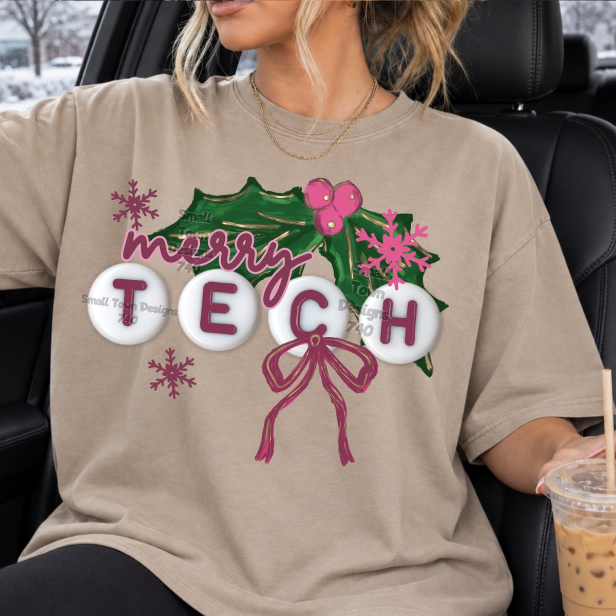 Merry teach beads (STD) DTF Transfer