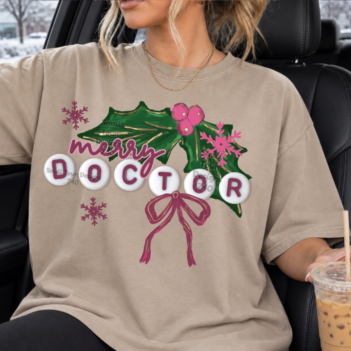 Merry doctor beads (STD) DTF Transfer