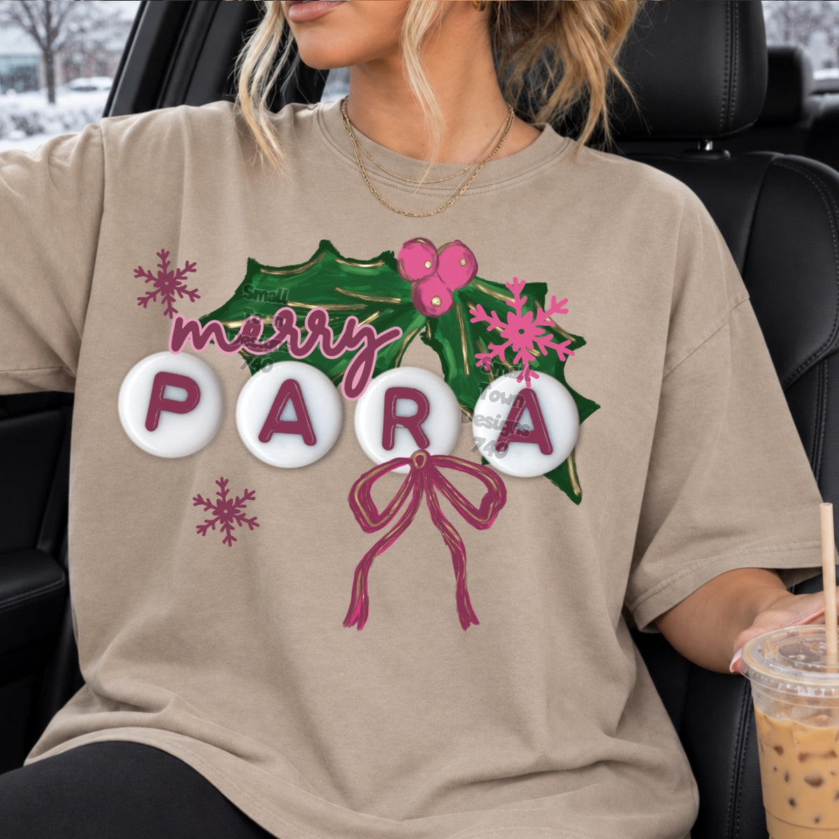 Merry para beads (STD) DTF Transfer