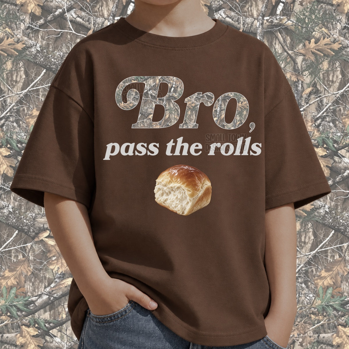 Bro pass the rolls camo (STD) DTF Transfer