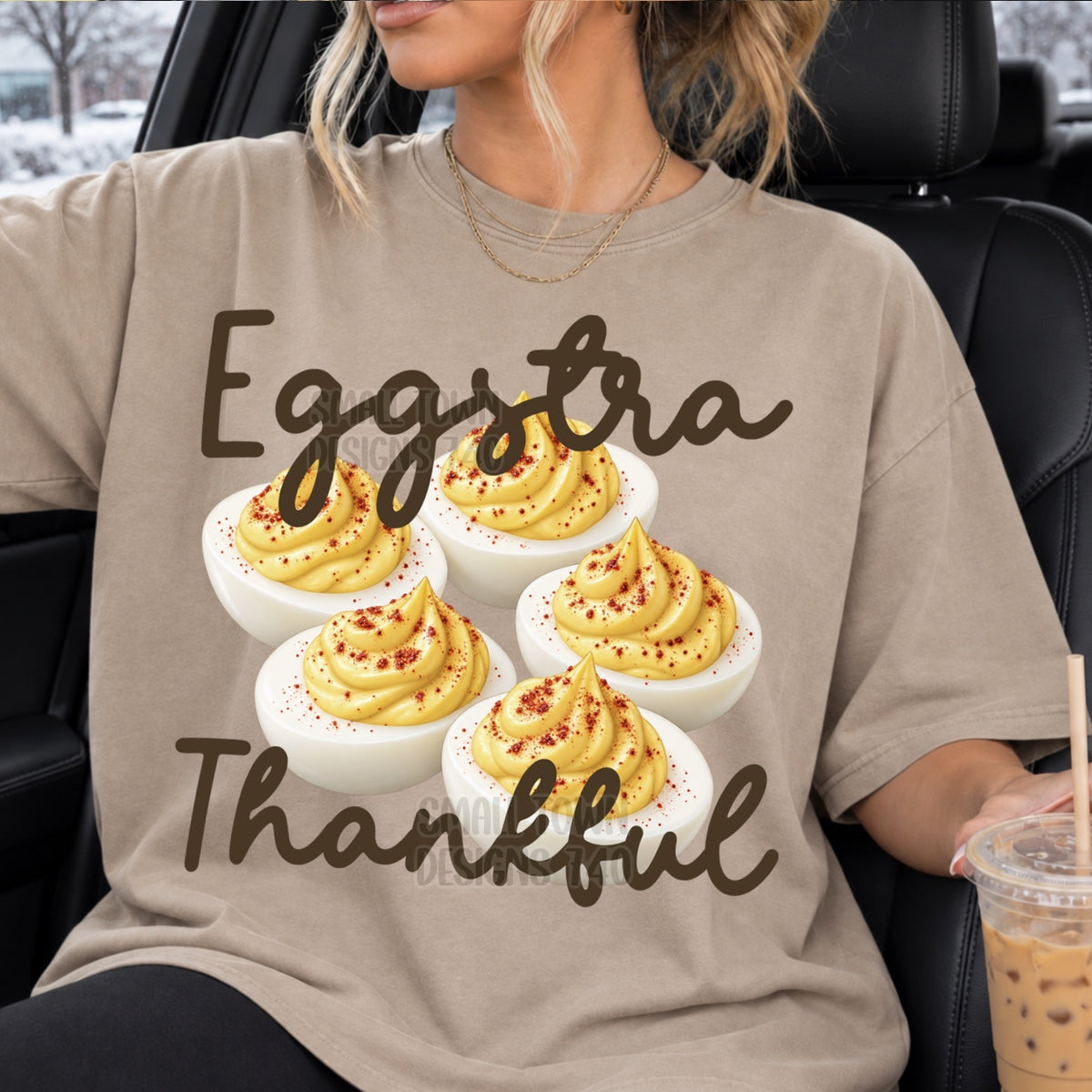 Eggstra thankful deviled eggs (STD) DTF Transfer
