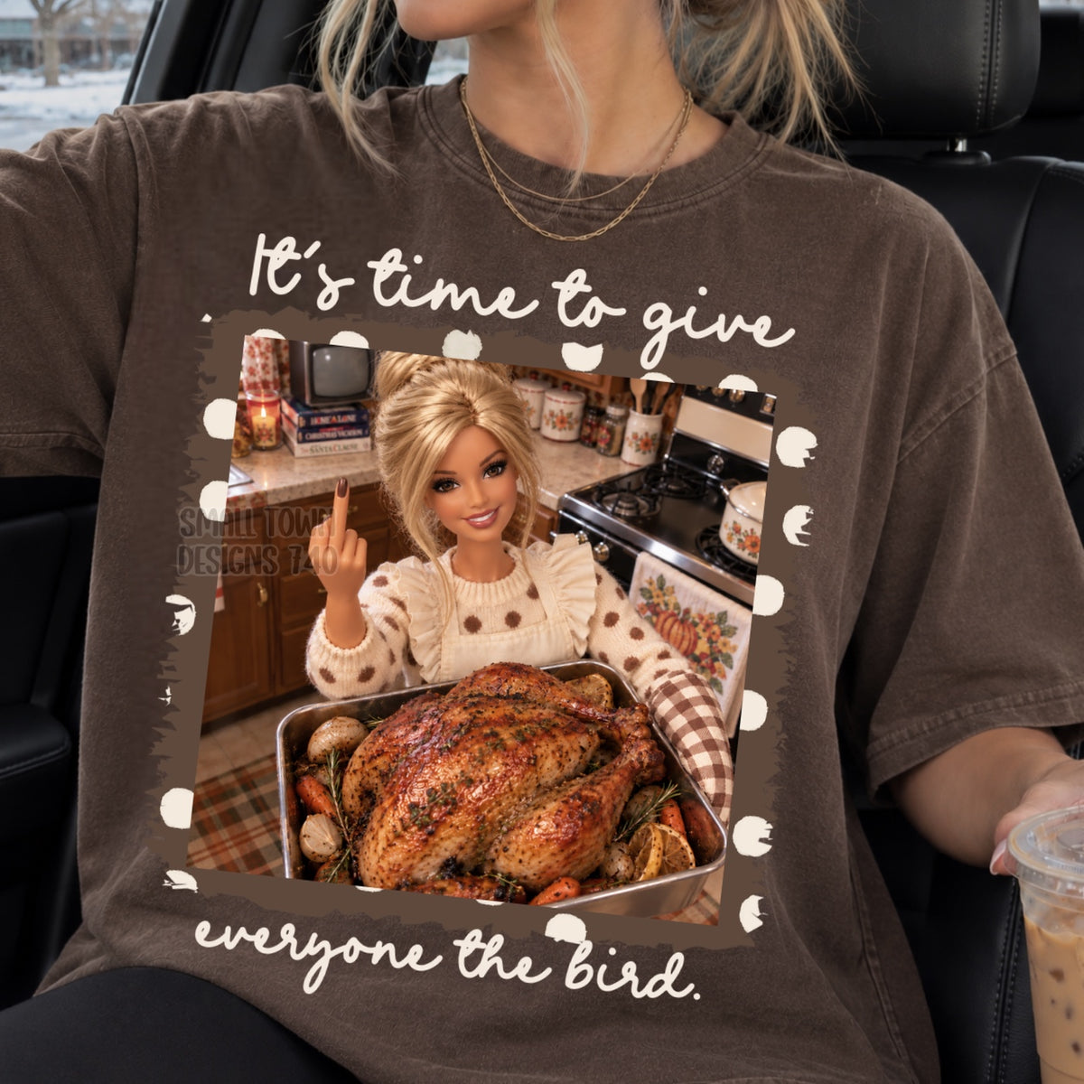 It's time to give everyone the bird blonde hair doll (STD) DTF