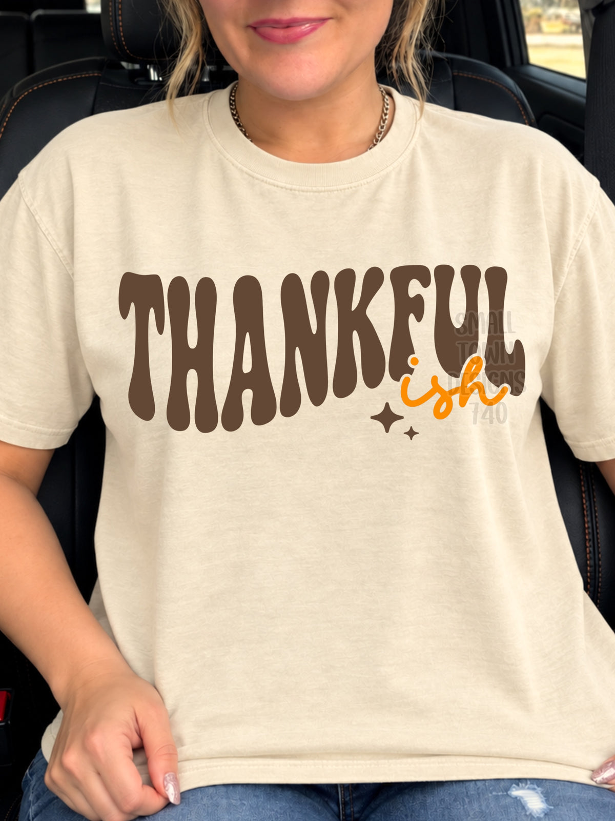 Thankful ish brown and orange (STD) DTF Transfer
