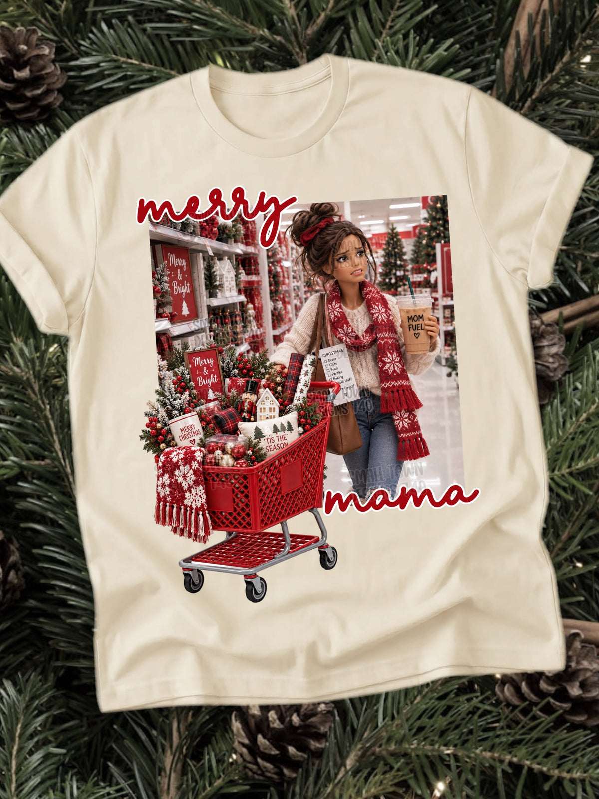 Merry mama christmas store (STD) DTF Transfer
