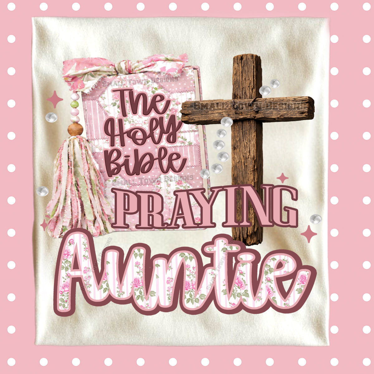 The holy bible praying auntie (STD) DTF Transfer