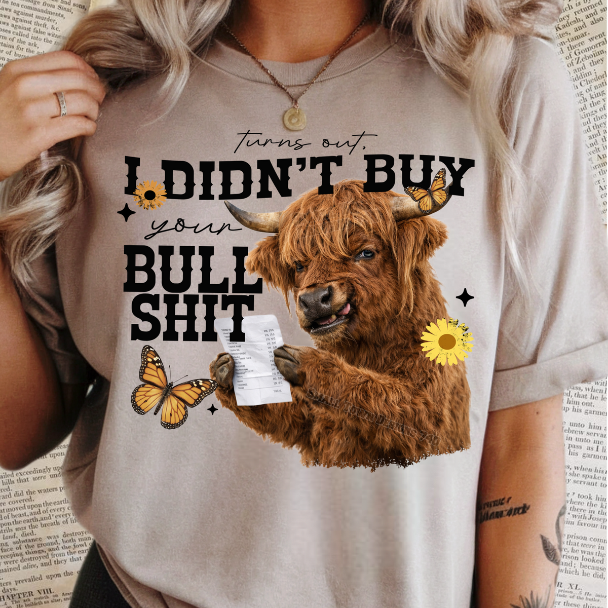 Turns out I didn't buy your B.S (STD) DTF Transfer