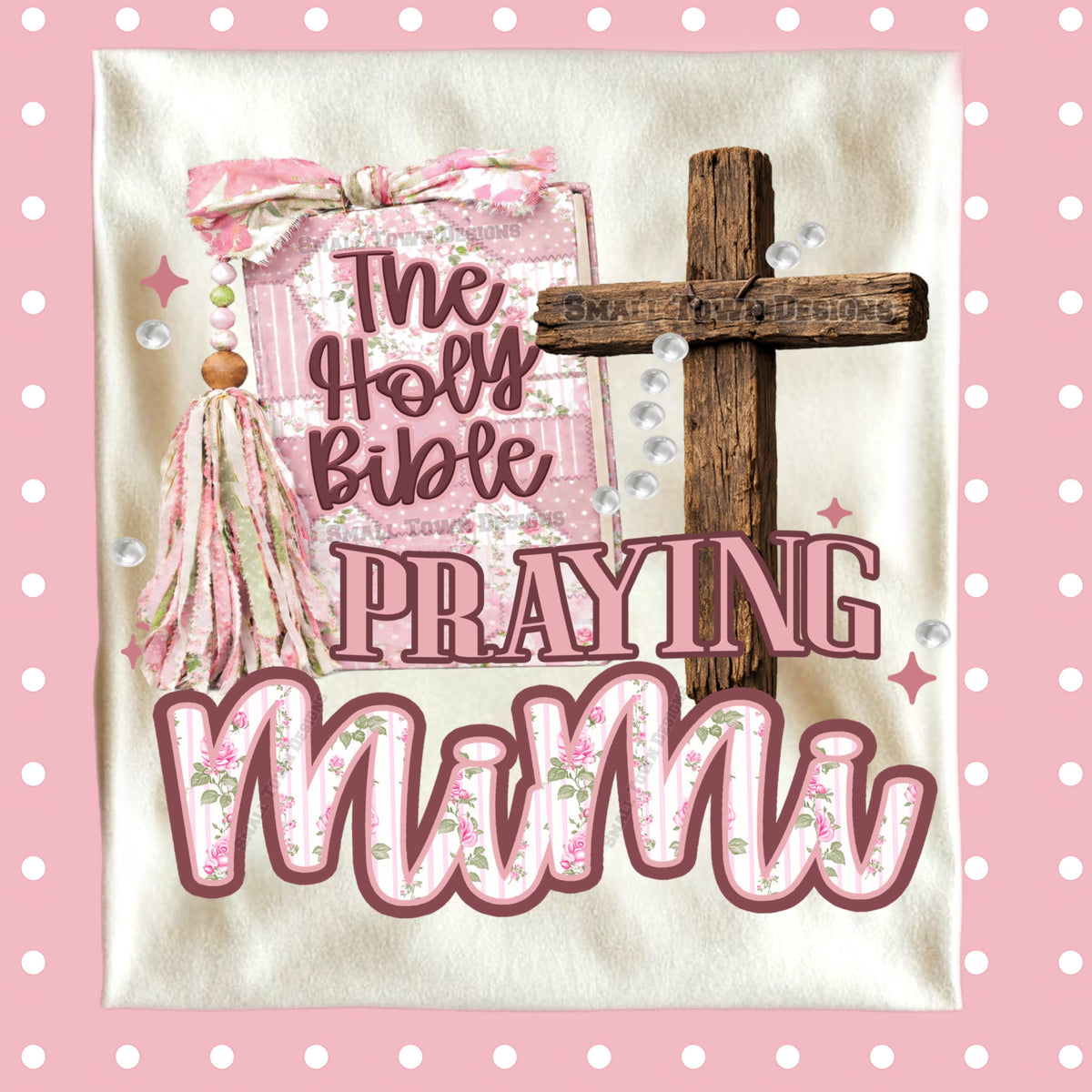 The holy bible praying Mimi (STD) DTF Transfer