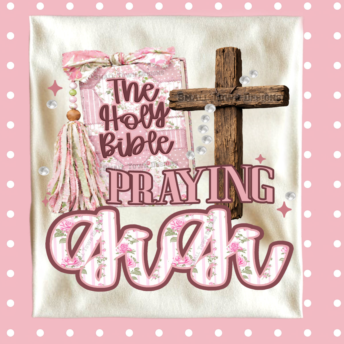 The holy bible praying Gigi (STD) DTF Transfer