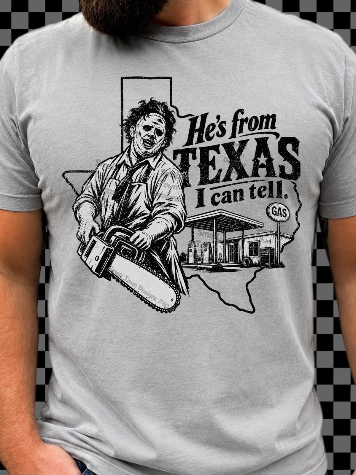 He's from Texas I can tell (STD) DTF Transfer