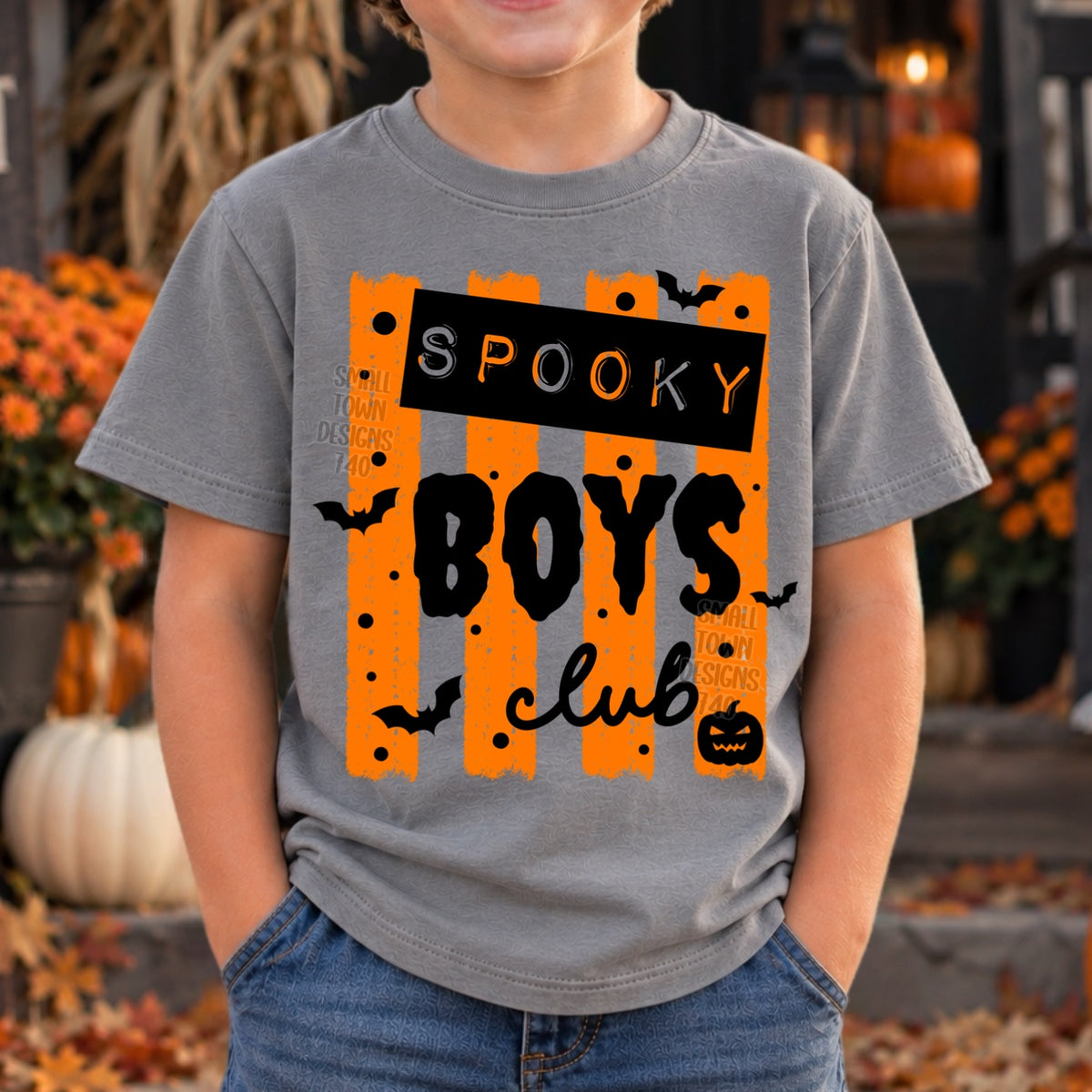 Spooky boys club (Small town) DTF Transfer
