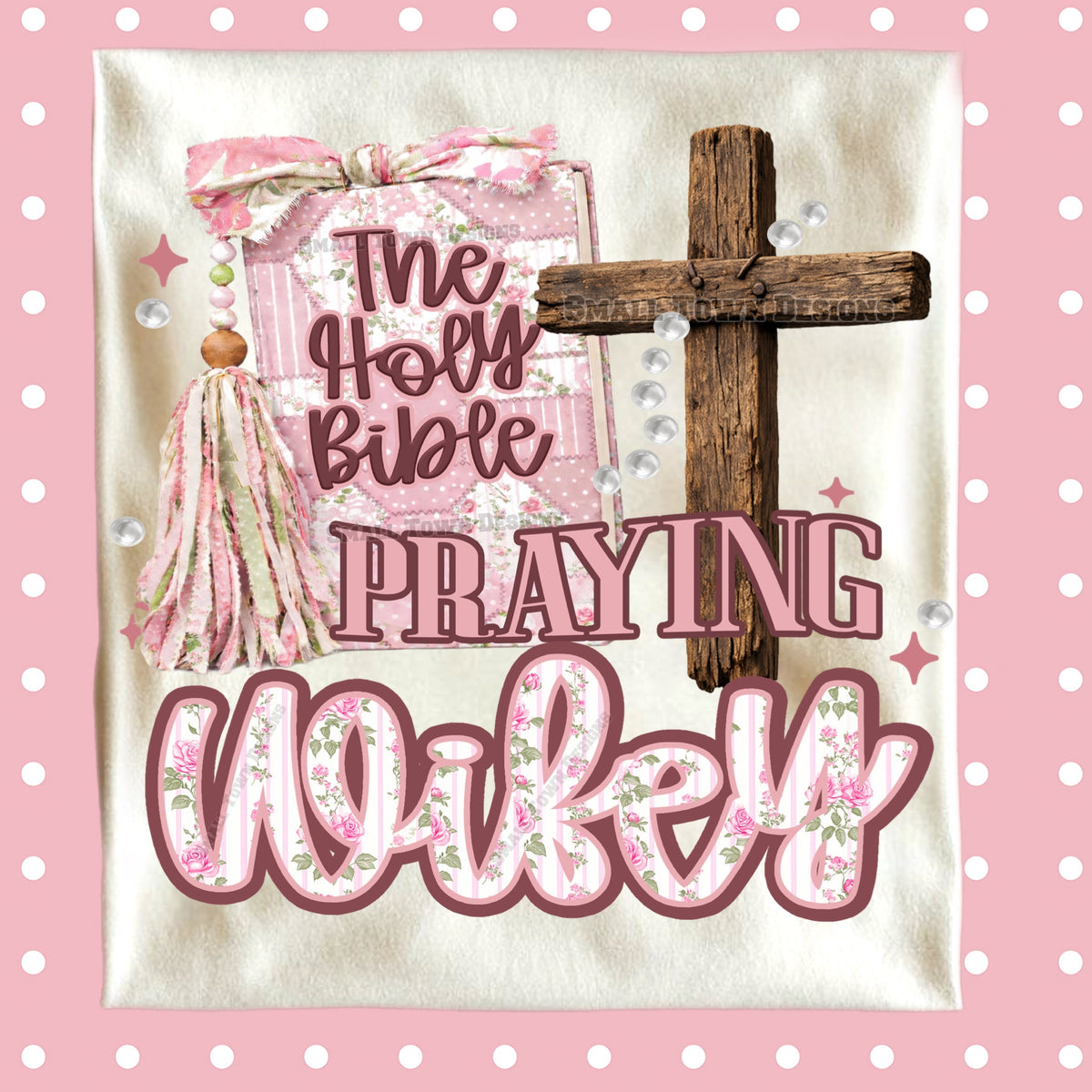 The holy bible praying wifey (STD) DTF Transfer