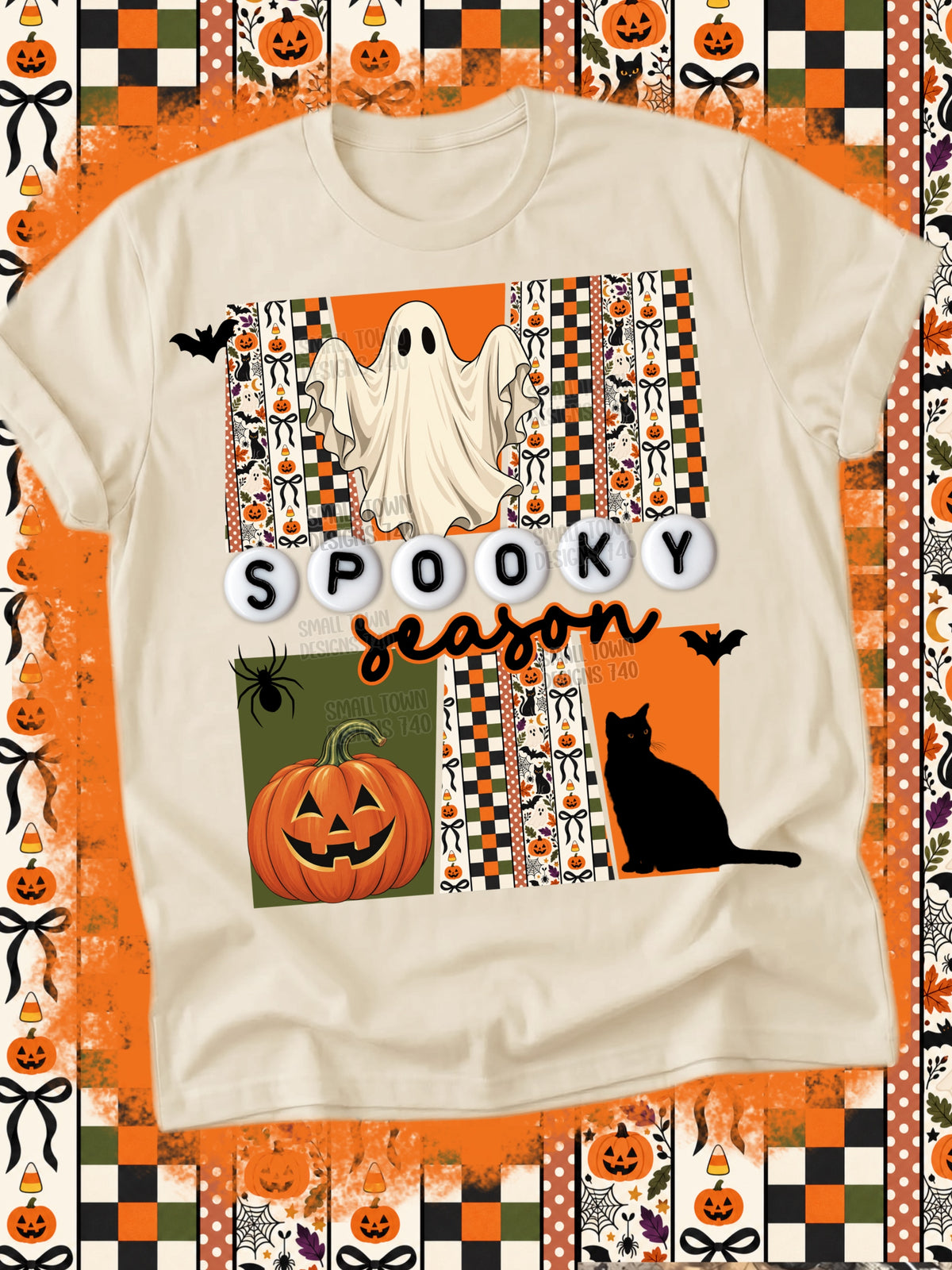 Spooky season beads (Small town) DTF Transfer